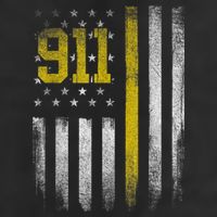 911 Dispatcher Dispatch US Flag Police Emergency Responder Golf Towel
