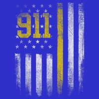 911 Dispatcher Dispatch US Flag Police Emergency Responder Toddler T-Shirt