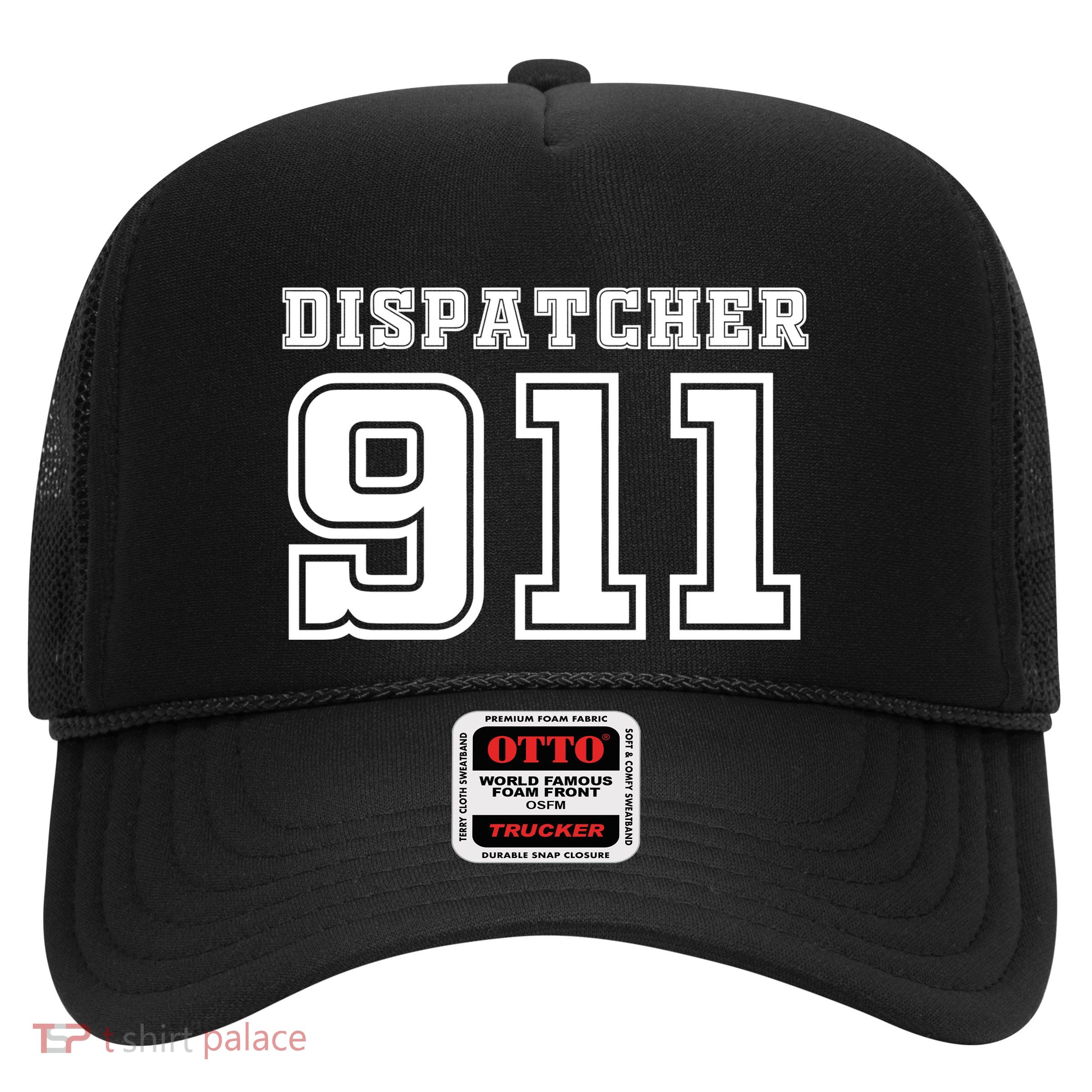 911 Dispatcher Emergency Nurse Trucker Hat
