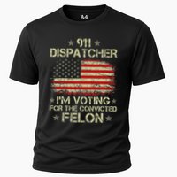 911 Dispatcher IM Voting For The Convicted Felon Funny Performance Shirt