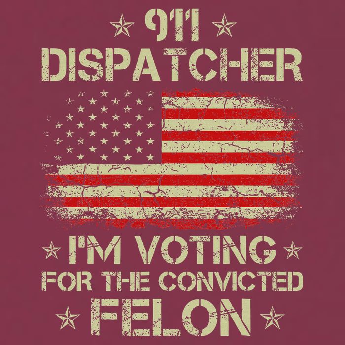 911 Dispatcher IM Voting For The Convicted Felon Funny 16oz Travel Tumbler