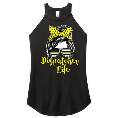 911 Dispatcher Life Female Operator Emergency Responder Women’s Perfect Tri Rocker Tank