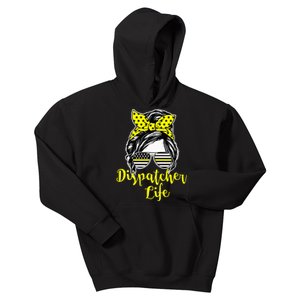 911 Dispatcher Life Female Operator Emergency Kids Hoodie