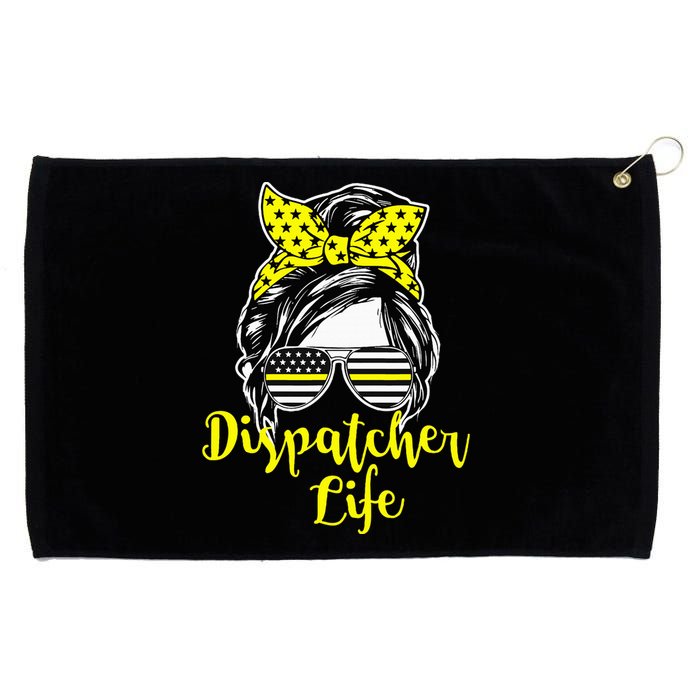 911 Dispatcher Life Female Grommeted Golf Towel