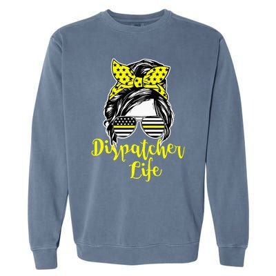 911 Dispatcher Life Female Garment-Dyed Sweatshirt