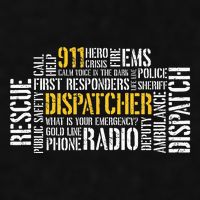 911 Dispatcher Rescue Dispatch EMS Police First Responder Ladies PosiCharge Tri-Blend Wicking Tank