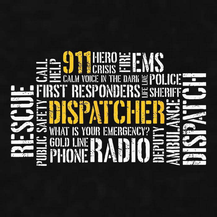 911 Dispatcher Rescue Dispatch EMS Police First Responder Ladies PosiCharge Tri-Blend Wicking Tank