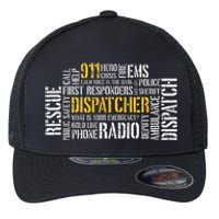 911 Dispatcher Rescue Dispatch EMS Police First Responder Flexfit Unipanel Trucker Cap