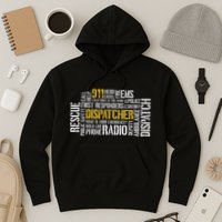 911 Dispatcher Rescue Dispatch EMS Police First Responder Hoodie