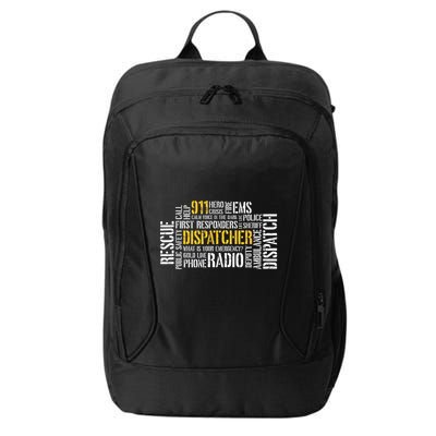 911 Dispatcher Rescue Dispatch EMS Police First Responder City Backpack