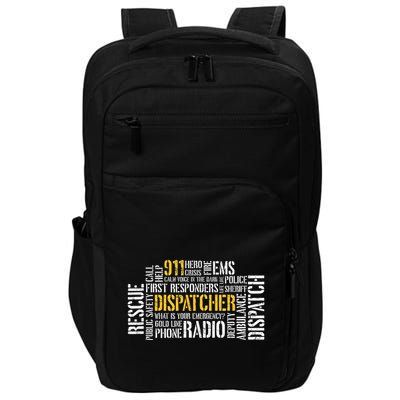 911 Dispatcher Rescue Dispatch EMS Police First Responder Impact Tech Backpack