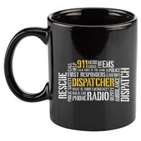 911 Dispatcher Rescue Dispatch EMS Police First Responder 11oz C Handle Ceramic Mug