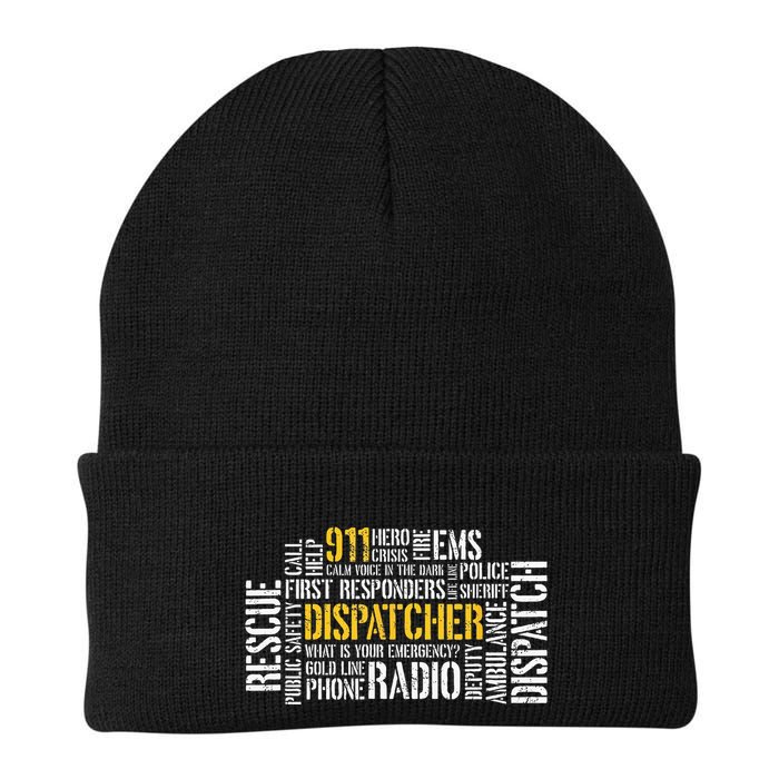 911 Dispatcher Rescue Dispatch EMS Police First Responder Beanie