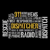 911 Dispatcher Rescue Dispatch EMS Police First Responder Drawstring Bag