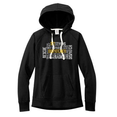 911 Dispatcher Rescue Dispatch EMS Police First Responder Women's Fleece Hoodie