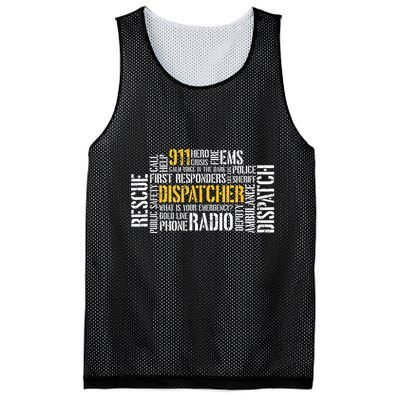 911 Dispatcher Rescue Dispatch EMS Police First Responder Mesh Reversible Basketball Jersey Tank