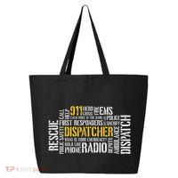 911 Dispatcher Rescue Dispatch EMS Police First Responder 25L Jumbo Tote