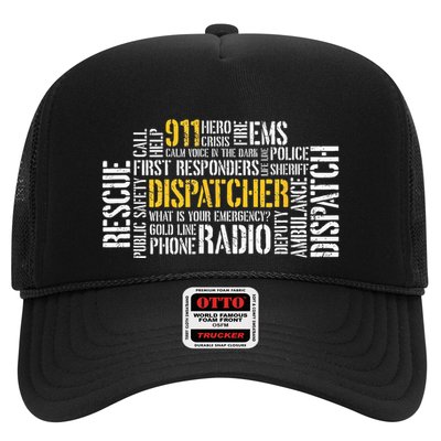 911 Dispatcher Rescue Dispatch EMS Police First Responder Trucker Hat