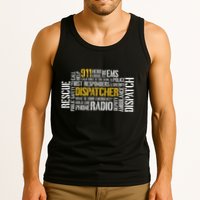 911 Dispatcher Rescue Dispatch EMS Police First Responder Tank Top