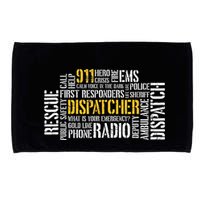 911 Dispatcher Rescue Dispatch EMS Police First Responder Microfiber Hand Towel