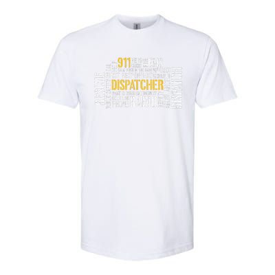 911 Dispatcher Rescue Dispatch EMS Police First Responder Softstyle CVC T-Shirt