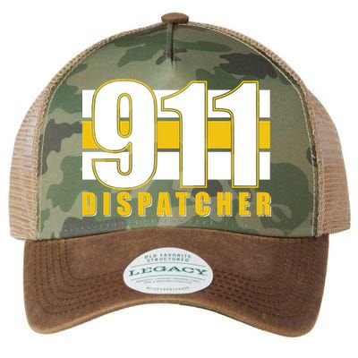 911 Dispatcher Thin Gold Line Legacy Tie Dye Trucker Hat