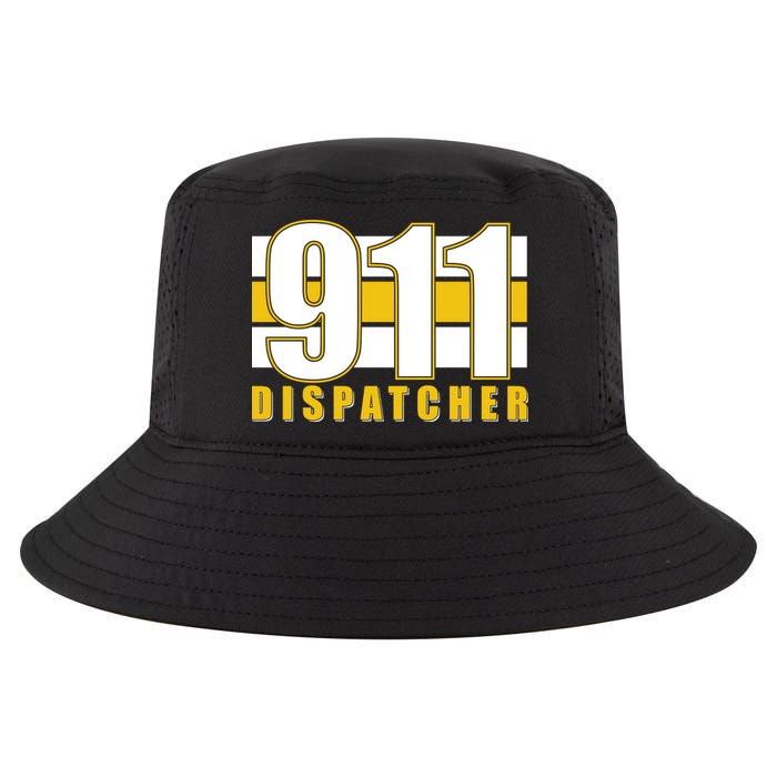 911 Dispatcher Thin Gold Line Cool Comfort Performance Bucket Hat