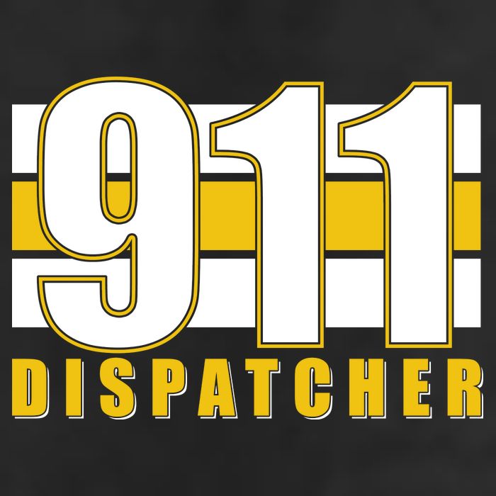 911 Dispatcher Thin Gold Line Cool Comfort Performance Bucket Hat