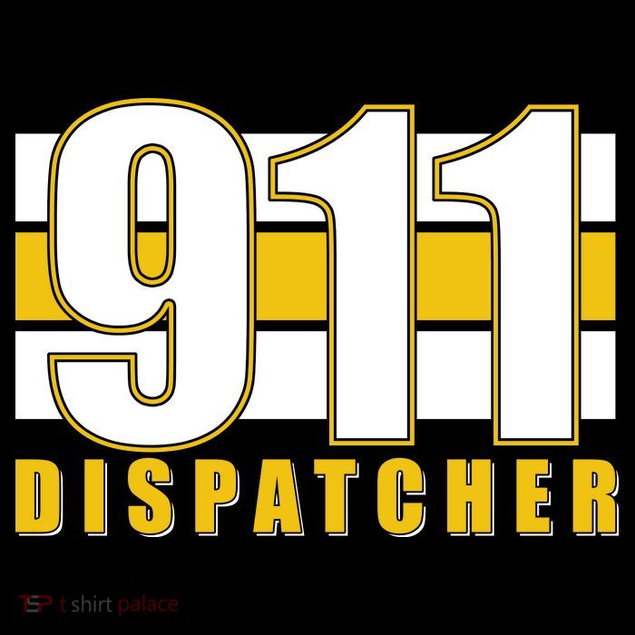 911 Dispatcher Thin Gold Line Tall T-Shirt