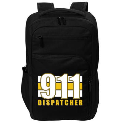911 Dispatcher Thin Gold Line Impact Tech Backpack