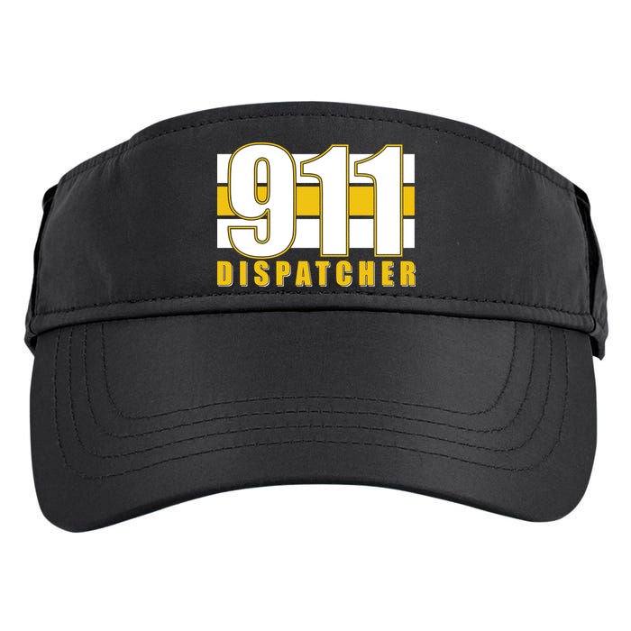 911 Dispatcher Thin Gold Line Adult Drive Performance Visor