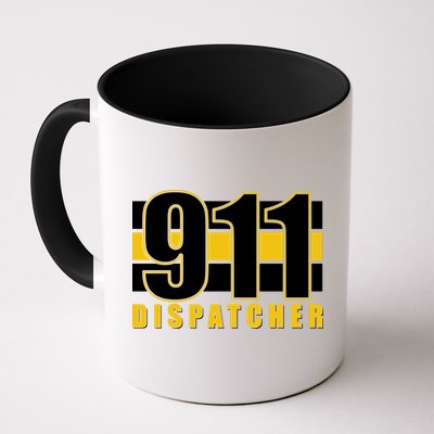911 Dispatcher Thin Gold Line Mug