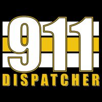 911 Dispatcher Thin Gold Line Flatbill Hat