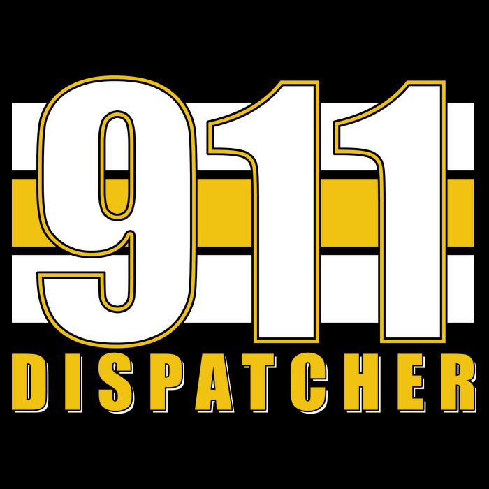 911 Dispatcher Thin Gold Line 16 in Basic Backpack