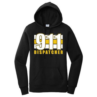 911 Dispatcher Thin Gold Line Women's Pullover Hoodie