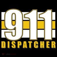 911 Dispatcher Thin Gold Line Baby Bodysuit