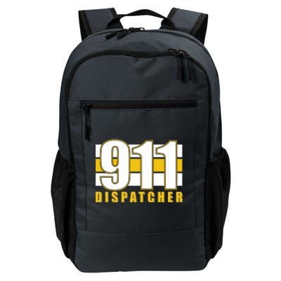 911 Dispatcher Thin Gold Line Daily Commute Backpack