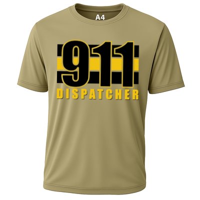 911 Dispatcher Thin Gold Line Performance Shirt