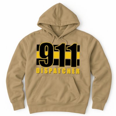 911 Dispatcher Thin Gold Line Hoodie