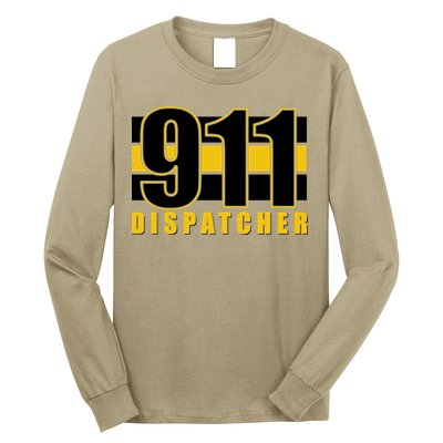 911 Dispatcher Thin Gold Line Long Sleeve Shirt