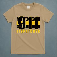 911 Dispatcher Thin Gold Line T-Shirt