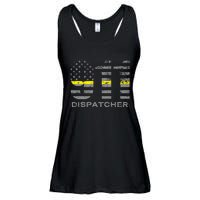 911 Dispatcher Thin Yellow Line Flag Hoodie Ladies Essential Flowy Tank