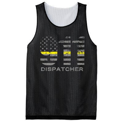 911 Dispatcher Thin Yellow Line Flag Hoodie Mesh Reversible Basketball Jersey Tank