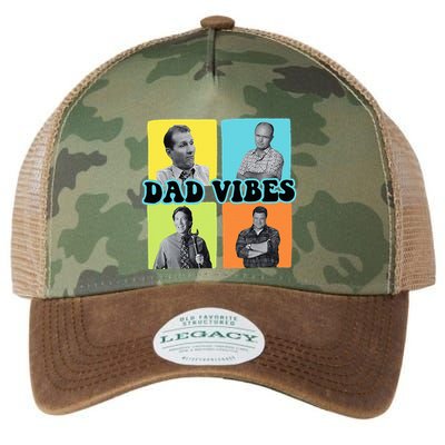 90’S Dad Vibes Funny Dad Life FatherS Day Legacy Tie Dye Trucker Hat