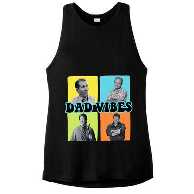 90’S Dad Vibes Funny Dad Life FatherS Day Ladies PosiCharge Tri-Blend Wicking Tank