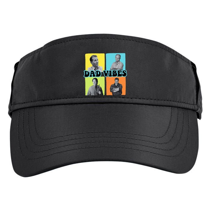 90’S Dad Vibes Funny Dad Life FatherS Day Adult Drive Performance Visor