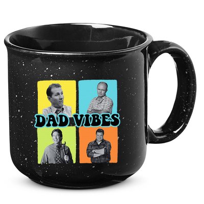 90’S Dad Vibes Funny Dad Life FatherS Day 15oz Campfire Ceramic Mug