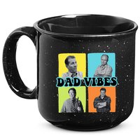 90’S Dad Vibes Funny Dad Life FatherS Day 15oz Campfire Ceramic Mug