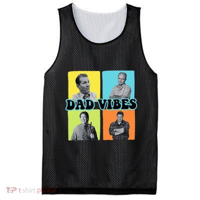 90’S Dad Vibes Funny Dad Life FatherS Day Mesh Reversible Basketball Jersey Tank