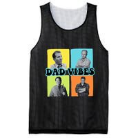 90’S Dad Vibes Funny Dad Life FatherS Day Mesh Reversible Basketball Jersey Tank